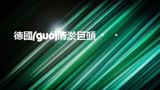 德國(guó)清淤巨頭，污水管道的救星！